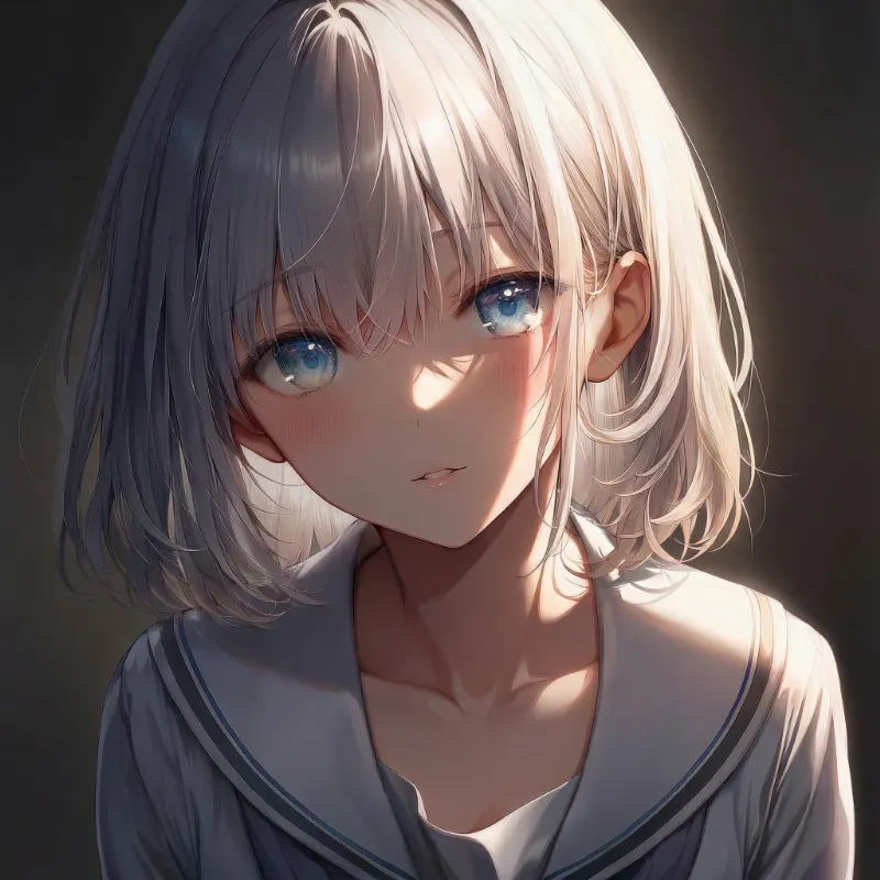 Nano Banana ProでAIイラストにレンブラントライティング(照明テクニック)を加えた作例-1