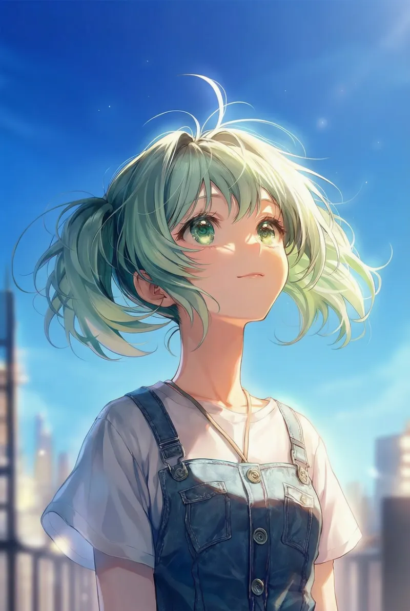 Nano Banana ProでAIイラストにスリー・ポイントライティング(照明テクニック)を加えた作例-2