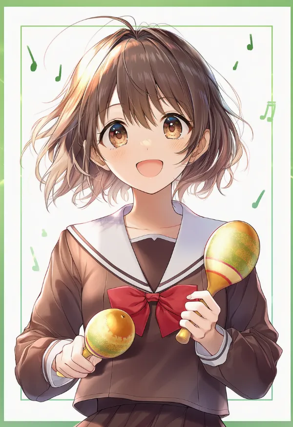 マラカスのAIイラストとプロンプト紹介