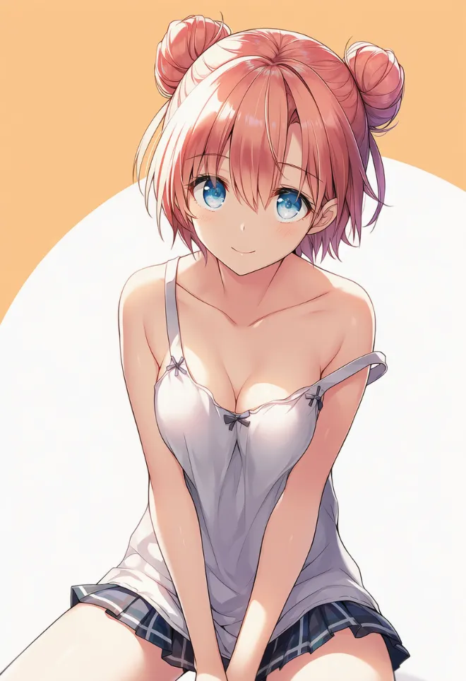 自然なポーズ(AIイラスト)|プロンプトと作例