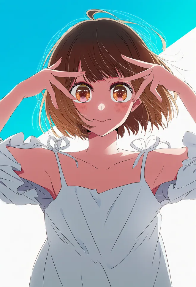 推しの子ポーズ(AIイラスト)|プロンプトと作例