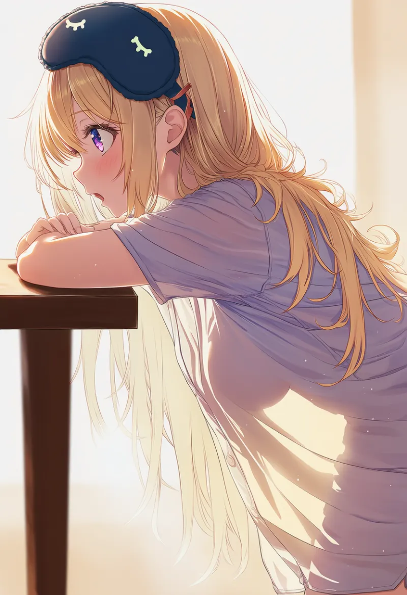 オーバーサイズシャツ越しのシルエットを再現する作例｜シルエットでボディラインをアートに再現するための説明イラスト