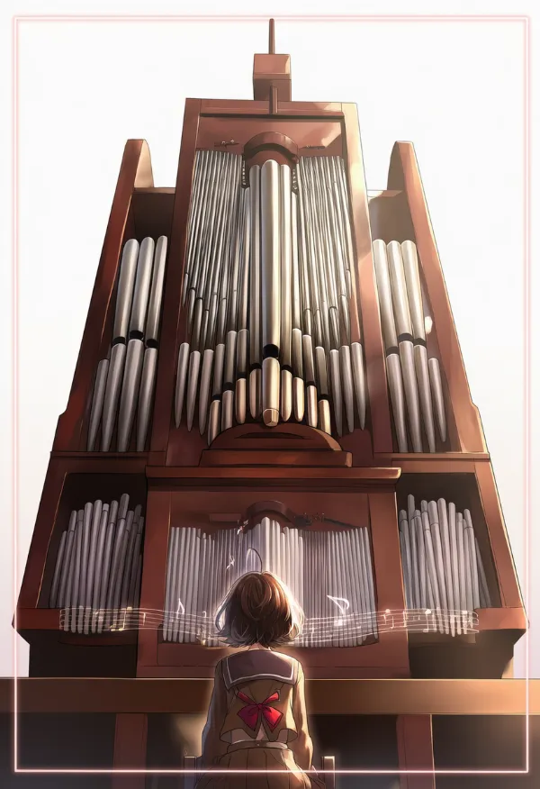 パイプオルガンのAIイラストとプロンプト紹介