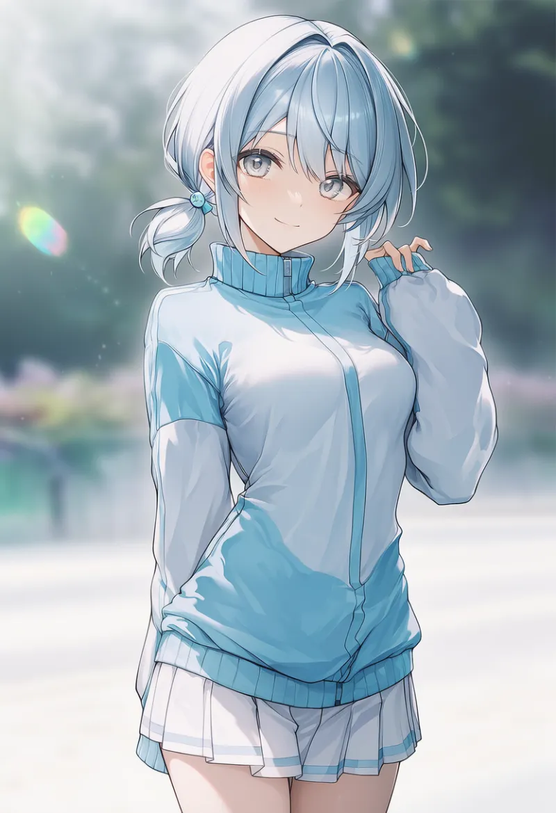 プリーツスカートのAIイラスト|天使界隈プロンプト紹介