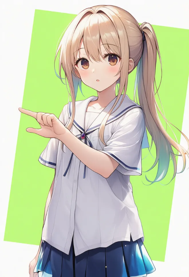 案内する(AIイラスト)|プロンプトと作例