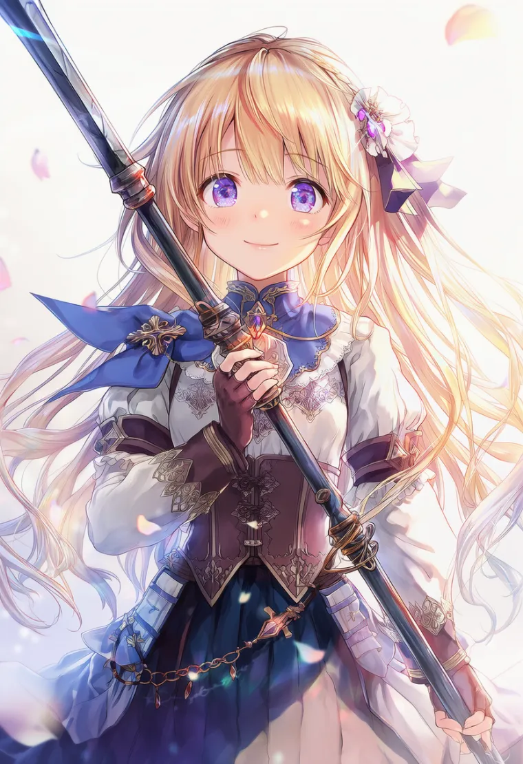 長柄武器のプロンプト|AIイラスト