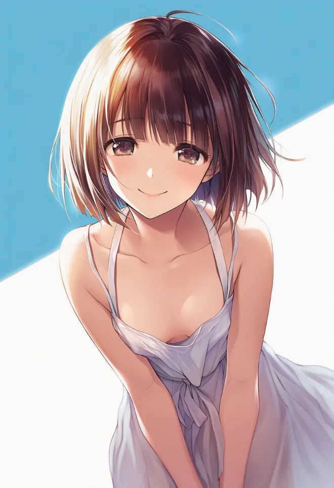 挑発的なポーズ(AIイラスト)|プロンプトと作例