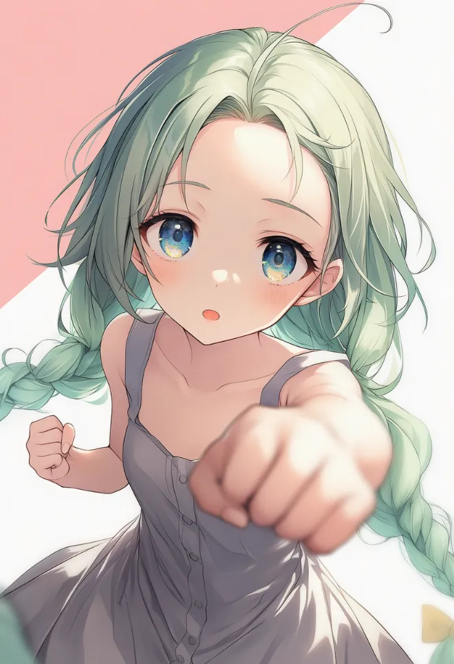 攻撃ポーズ(AIイラスト)|プロンプトと作例