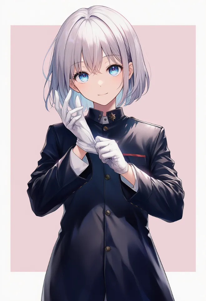 手袋をはめる(AIイラスト)|プロンプトと作例