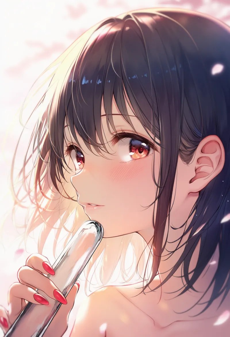 赤色のネイルを再現したAIイラストとプロンプト紹介