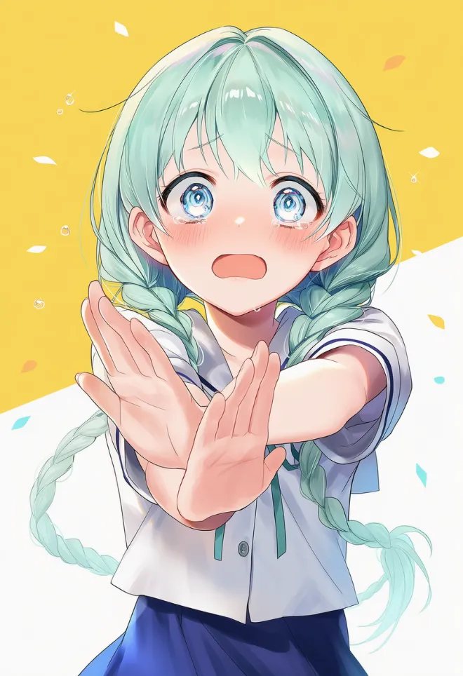 拒否する(AIイラスト)|プロンプトと作例