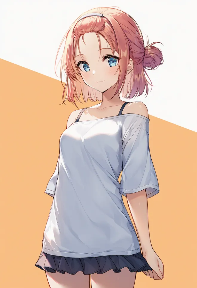 休めのポーズ(AIイラスト)|プロンプトと作例