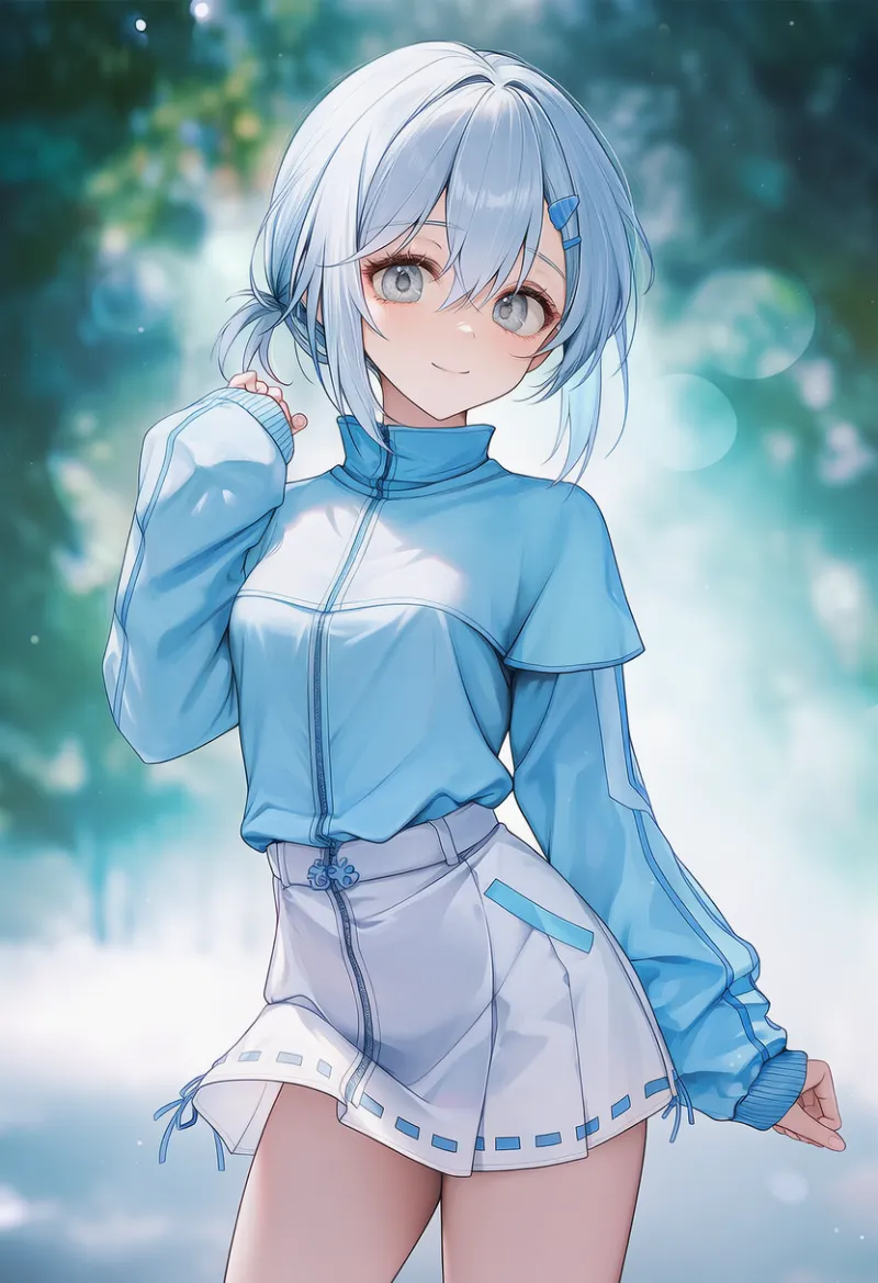 リボントリムスカートのAIイラスト|天使界隈プロンプト紹介