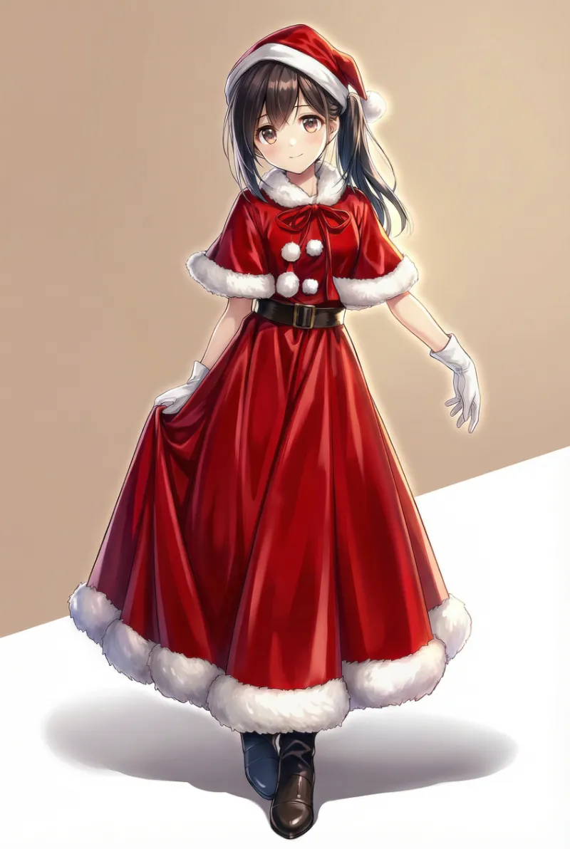 クラシック・サンタコスのAIイラスト｜プロンプト紹介