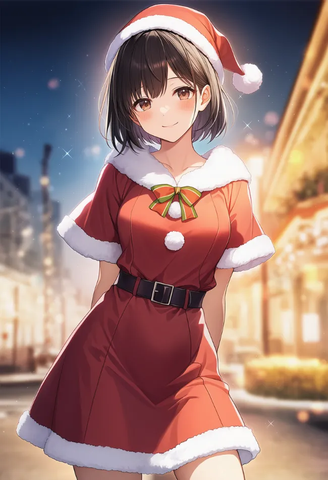 ワンピースサンタのAIイラスト作例｜プロンプト紹介