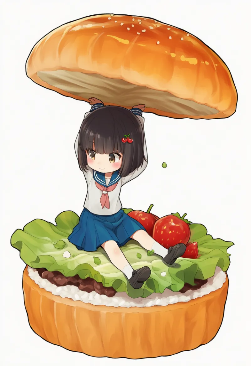 Sazae-san Food Gag|ミームのプロンプト紹介