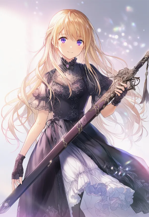 鞘に収まった剣のプロンプト|AIイラスト