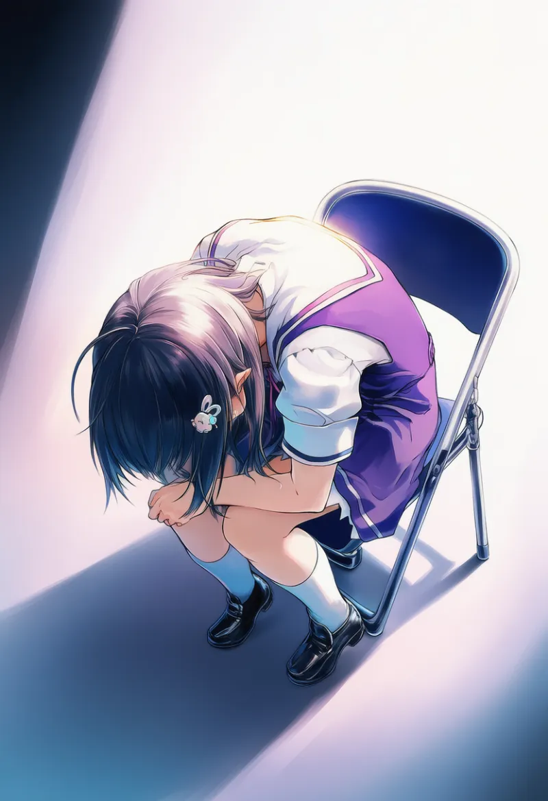 Shinji in a Chair|ミームのプロンプト紹介