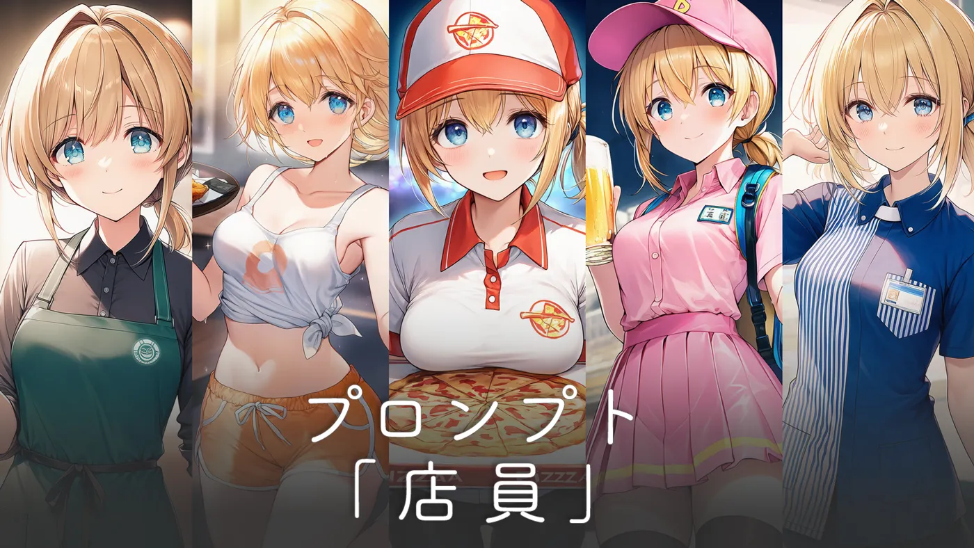 店員のプロンプト集（コンビニ・カフェ・ファーストフード他）