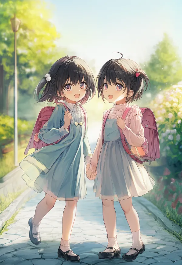 兄弟姉妹全般を再現したAIイラスト|プロンプト紹介