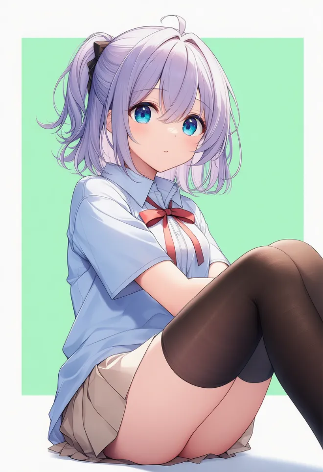 上体を起こす(AIイラスト)|プロンプトと作例