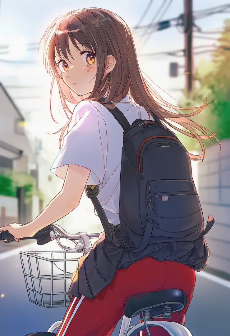 物に引っかかってスカートがめくれるプロンプトの紹介とAIイラスト