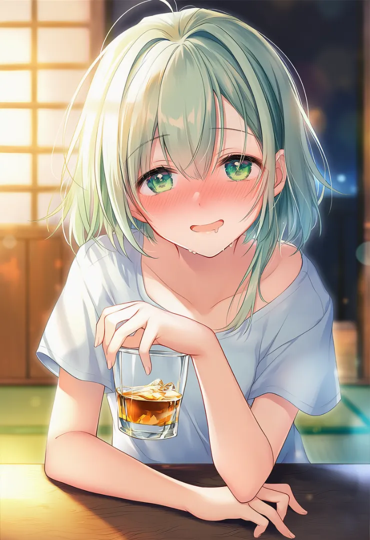 ろれつが回らない状態のプロンプト紹介とAIイラスト作例