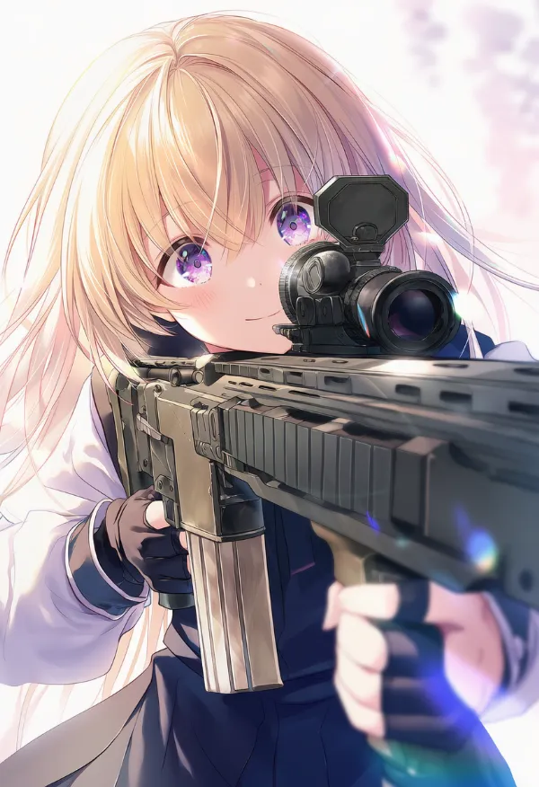 スナイパーライフルのプロンプト|AIイラスト