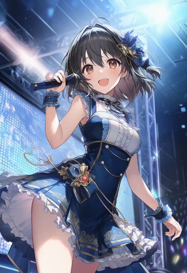 ステージライトのAIイラスト|プロンプト紹介用