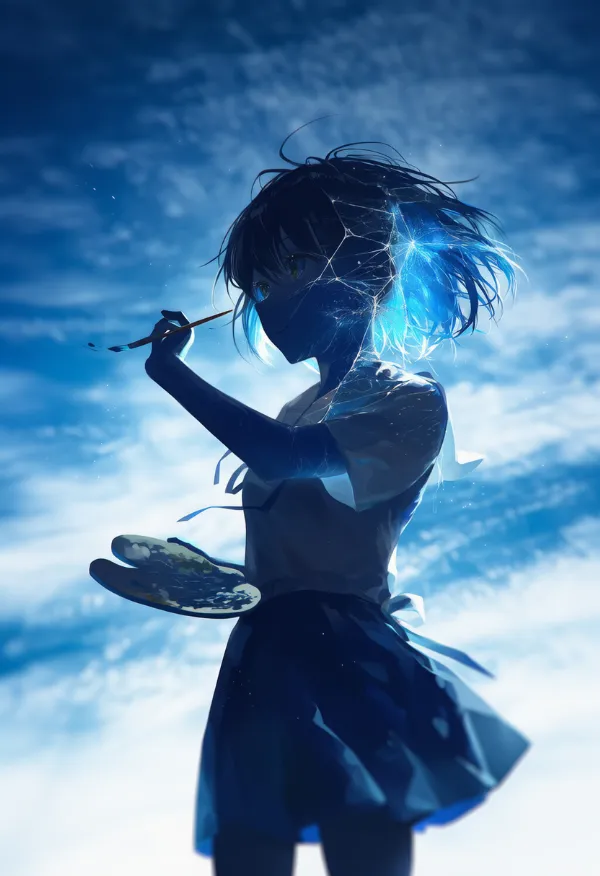 表面下散乱のAIイラスト|プロンプト紹介用