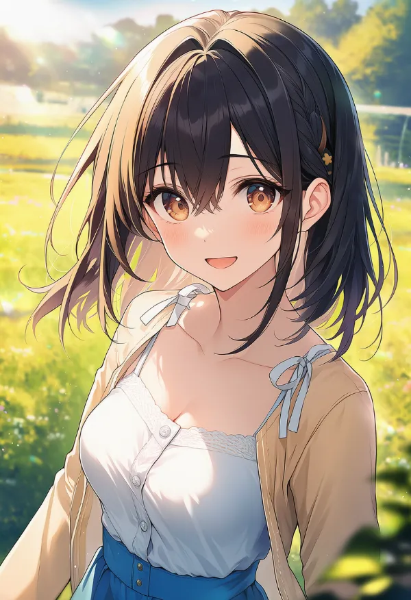 太陽の光のAIイラスト|プロンプト紹介用