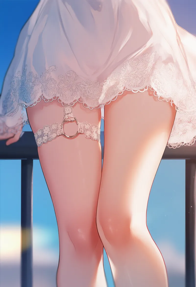 太ももガーターのAIイラスト｜プロンプト紹介