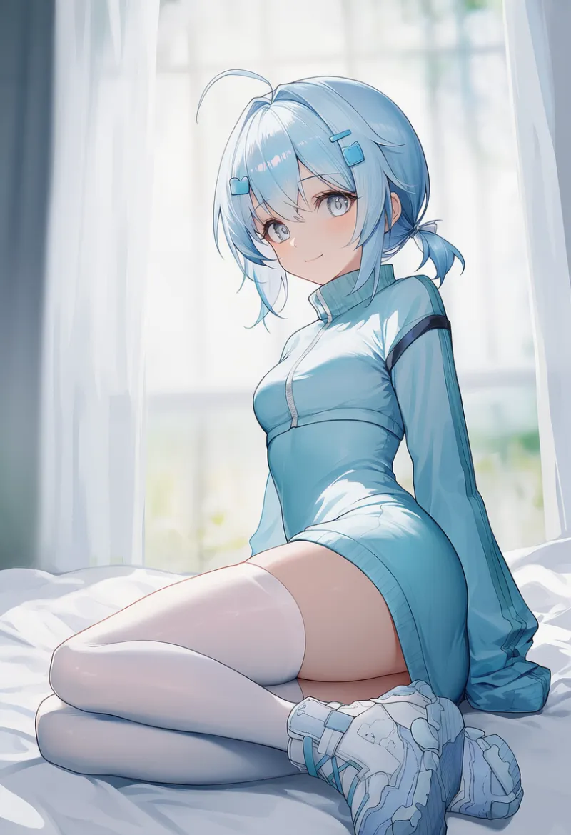 ニーハイソックスのAIイラスト|天使界隈プロンプト紹介