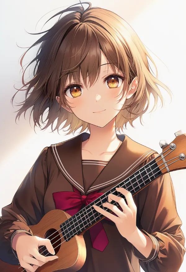 ウクレレのAIイラストとプロンプト紹介