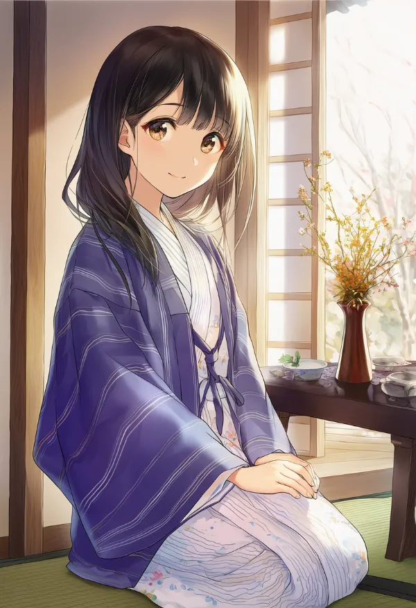 花瓶の再現用プロンプトとAIイラスト作例