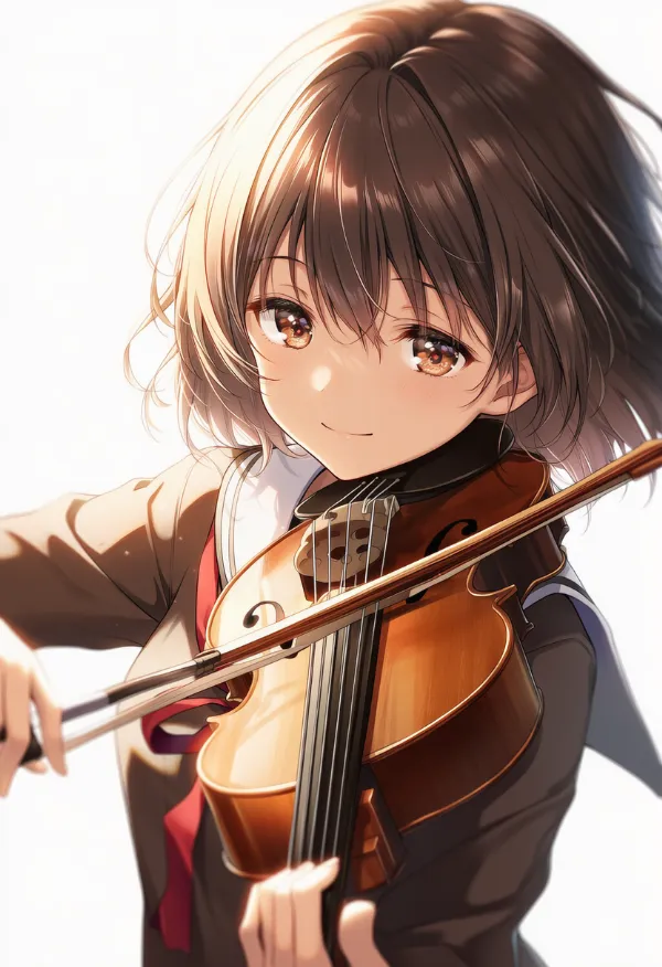 バイオリンのAIイラストとプロンプト紹介