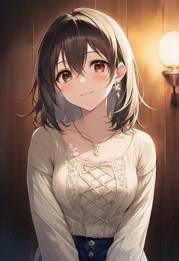 壁掛けランプのAIイラスト|プロンプト紹介用