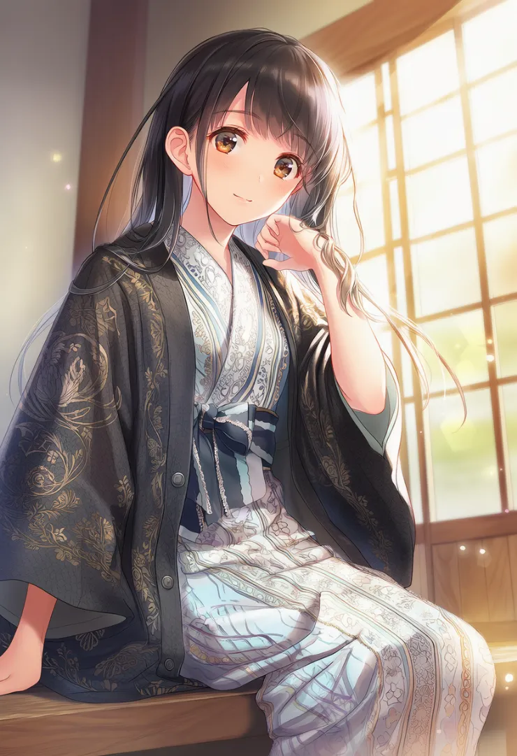 旅館の部屋のAIイラスト作例｜プロンプト紹介