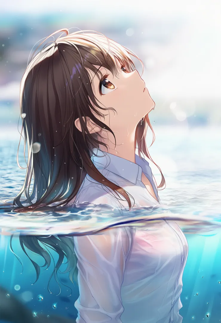 腕が服越しに透けて見える表現を指定するプロンプト｜AIイラストの作例