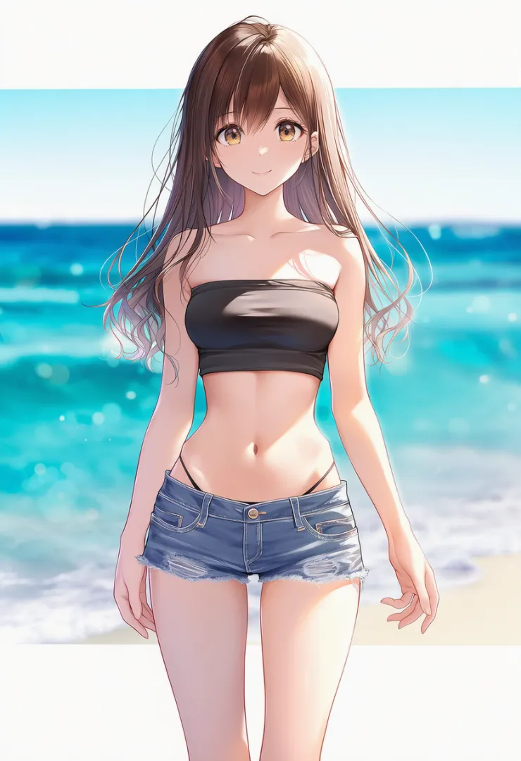 ホエールテール（ファッション）のAIイラスト｜プロンプト紹介