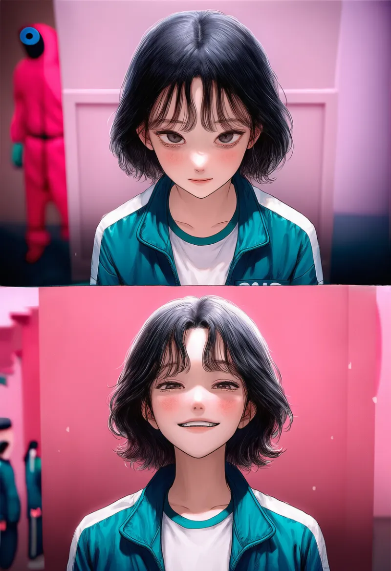 Year 1 & Year 2 (Squid Game)|ミームのプロンプト紹介