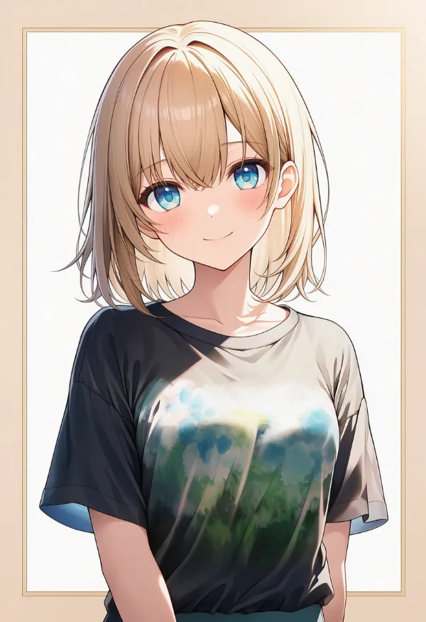 アシッドウォッシュ模様の服プロンプト｜AIイラスト