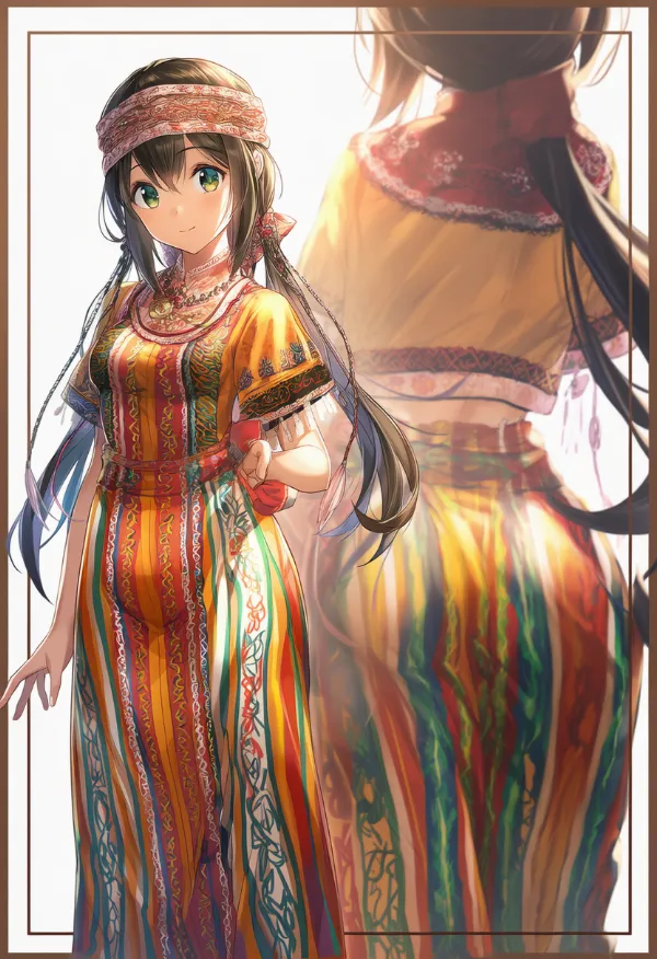 アフリカ（民族衣装）のプロンプト｜AIイラスト作例