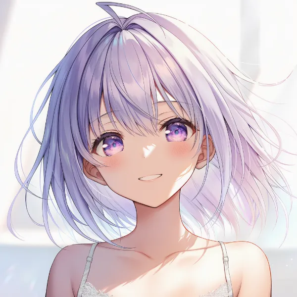 アホ毛|髪型プロンプト