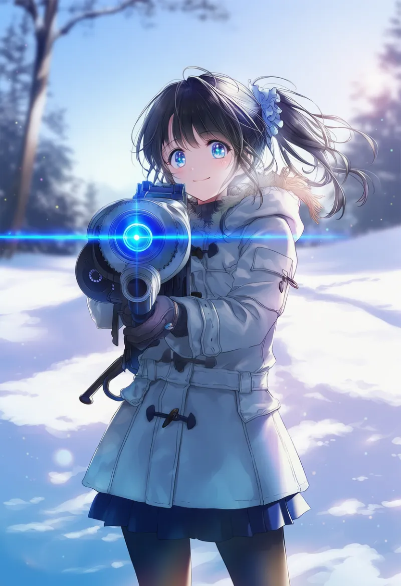 銃などでviewerを狙う:aiming at viewer|AIイラスト用プロンプト