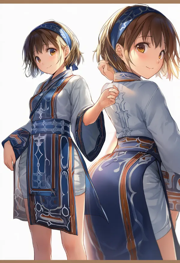 アイヌ衣装のプロンプト｜AIイラスト作例