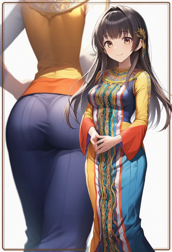 アマジグ（民族衣装）のプロンプト｜AIイラスト作例