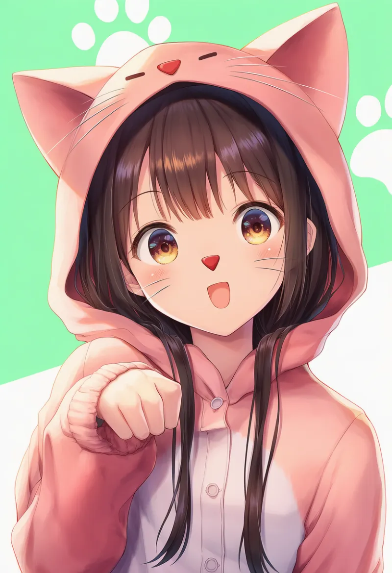 動物コスプレに髭・鼻を加えるプロンプト｜動物コスプレAIイラスト