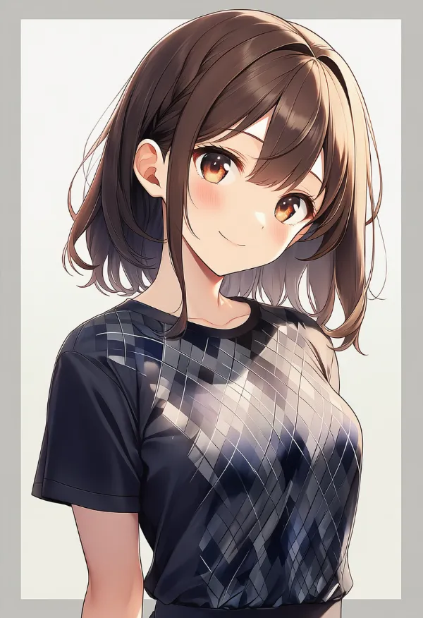 アーガイル柄の服プロンプト｜AIイラスト