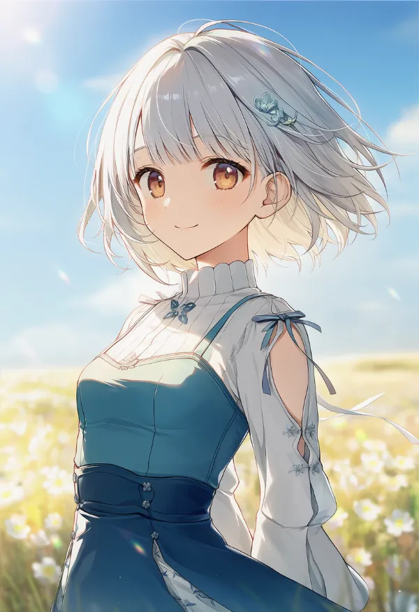 腕部分のカットアウトの服プロンプトとAIイラスト